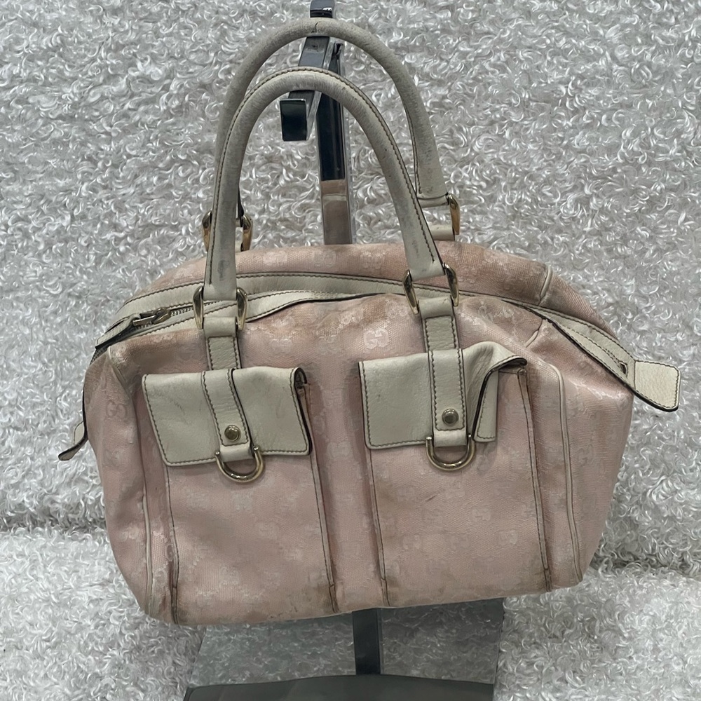 Gucci Boston GG Double Pocket Shoulder Bag